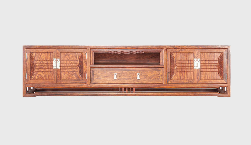 东城刺猬紫檀电视柜低柜现代中式全实木电视柜客厅高低柜